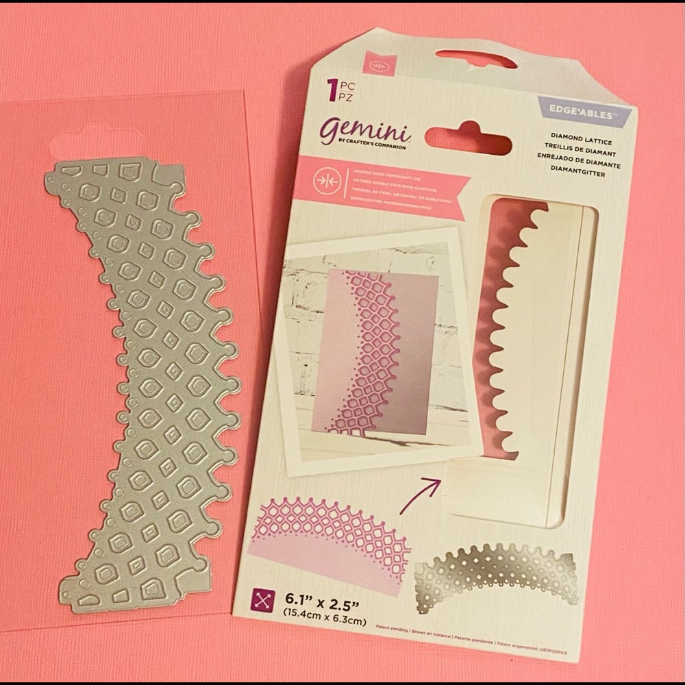 Pretty 6.1" Tall Card Edge Die